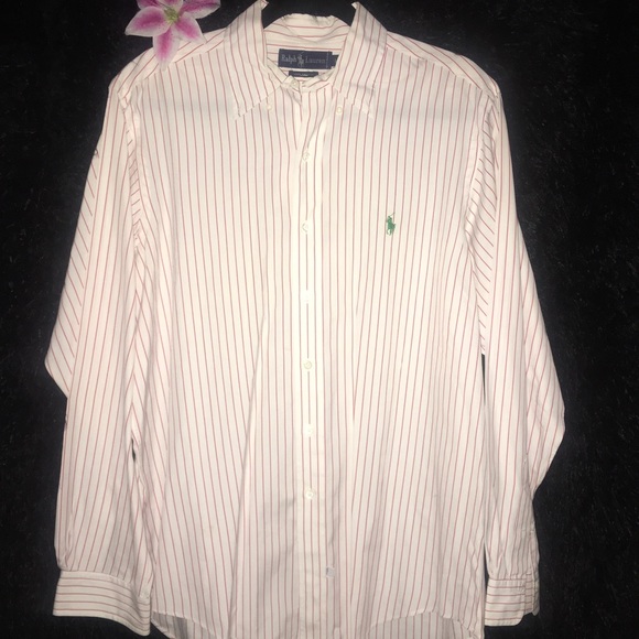 Polo Ralph Lauren Other - Pink & White Ralph Lauren Dress Shirt